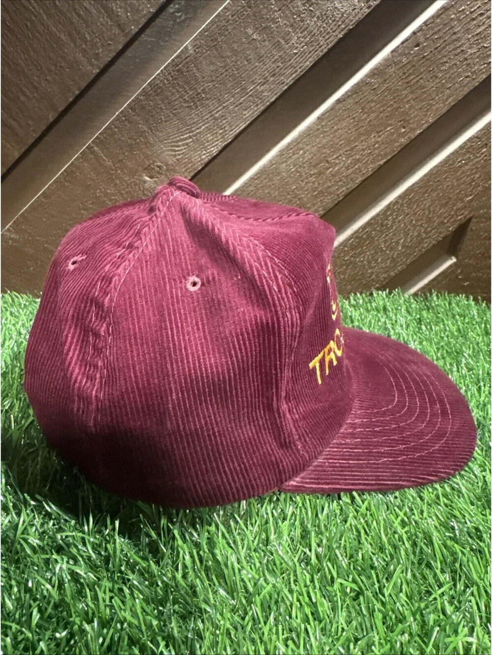 VTG 80’s USC Trojans Corduroy SnapBack By Yupoong Rare DS NWOT